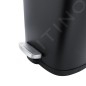 Nimco Poubelles - Poubelle, 5 l, noir mat KOS 8005-90