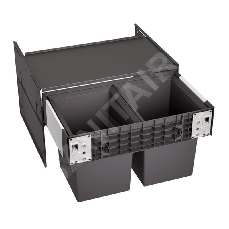 Blanco Select - Poubelle encastrable, divisée, volume de 34 l 526207