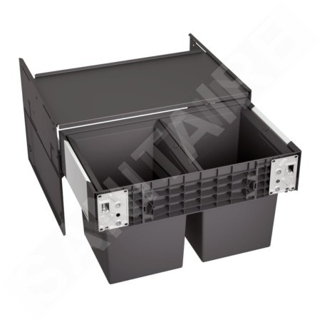 Blanco Select - Poubelle encastrable, divisée, volume de 34 l 526207