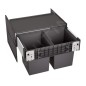 Blanco Select - Poubelle encastrable, divisée, volume de 34 l 526207