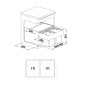 Blanco Select - Poubelle encastrable, divisée, volume de 34 l 526207