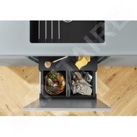 Blanco Select - Poubelle encastrable, divisée, volume de 34 l 526207