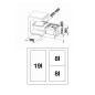 Blanco Flexon II - Poubelle encastrable, volume 35 l 521470