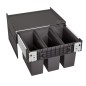 Blanco Select - Poubelle encastrable, diviséee, 45 l 526204