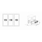 Blanco Select - Poubelle encastrable, diviséee, 45 l 526204