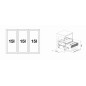 Blanco Select - Poubelle encastrable, diviséee, 45 l 526209