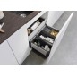 Blanco Select - Poubelle encastrable, diviséee, volume de 42 l 526211