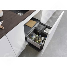 Blanco Select - Poubelle encastrable, diviséee, volume de 46 l 526210