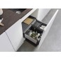 Blanco Select - Poubelle encastrable, diviséee, volume de 46 l 526210