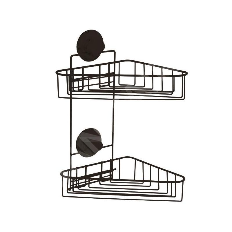 Compactor Bestlock - Étagère d'angle en fil de fer, noir RAN9779