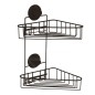 Compactor Bestlock - Étagère d'angle en fil de fer, noir RAN9779