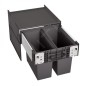 Blanco Select - Poubelle encastrable, divisée, volume de 32 l 526200