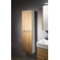 Sapho Mediena - Armoire haute 400x1400x200 mm, blanc mat/chêne naturel MD452