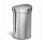 Simplehuman Poubelles - Poubelle sans contact avec commande de mouvement , 45 l, inox brossé ST2009