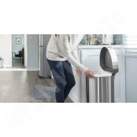 Simplehuman Poubelles - Poubelle sans contact avec commande de mouvement , 45 l, inox brossé ST2009