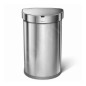 Simplehuman Poubelles - Poubelle sans contact avec commande de mouvement , 45 l, inox brossé ST2009