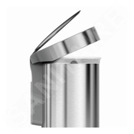 Simplehuman Poubelles - Poubelle sans contact avec commande de mouvement , 45 l, inox brossé ST2009