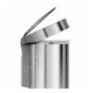 Simplehuman Poubelles - Poubelle sans contact avec commande de mouvement , 45 l, inox brossé ST2009