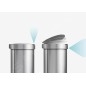 Simplehuman Poubelles - Poubelle sans contact avec commande de mouvement , 45 l, inox brossé ST2009