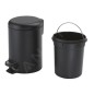 Sapho Accessoires de salle de bains Gedy - Poubelle 5 l, SoftClose, noir mat 330914
