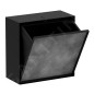 Hansgrohe XtraStoris Rock - Poubelle à encastrer 6 L, noir mat 56090670