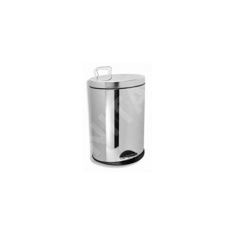 Novaservis Accessoires de salles de bain - Poubelle ronde de 5l, chrome 6160,0 Novaservis Accessoires de salles de bain - Poubelle ronde de 5l, chrome 6160,0