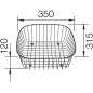 Blanco Accessoires - Panier universel pour évier, inox 514238