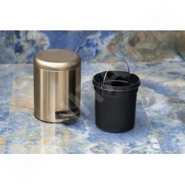 Sapho Accessoires de salle de bains Gedy - Poubelle 3 l, SoftClose, or mat 320987
