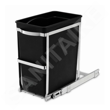 Simplehuman Poubelles - Poubelle encastrée, 30 l CW1124