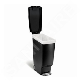 Simplehuman Poubelles - Poubelle Slim 40 l, noir CW1361