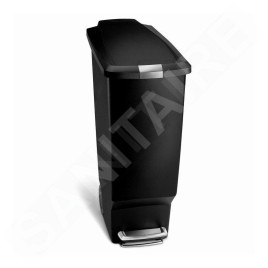 Simplehuman Poubelles - Poubelle Slim 40 l, noir CW1361