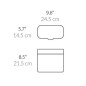 Simplehuman Poubelles - Poubelle 4 l, acier inoxydable CW1645
