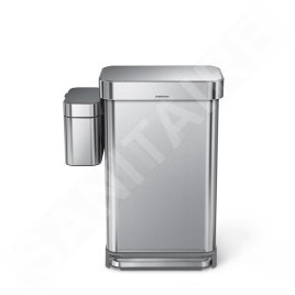 Simplehuman Poubelles - Poubelle 4 l, acier inoxydable CW1645