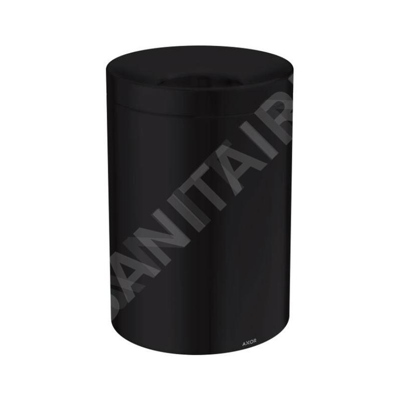Axor Universal Circular - Poubelle, 5 l, noir mat 42872670