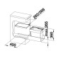 Blanco Flexon II - Poubelle encastrable, volume 19 l 521542