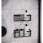 Sapho Gedy Smart - Étagère en fil de fer, 252x86x102 mm, noir mat 2419-14