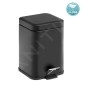 Sapho Accessoires de salle de bains Gedy - Poubelle 3 l, Soft Close, noir mat 220914