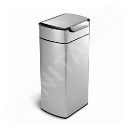 Simplehuman Poubelles - Poubelle 40 l, Touch-bar, inox brossé CW2014