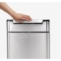 Simplehuman Poubelles - Poubelle 40 l, Touch-bar, inox brossé CW2014