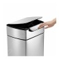Simplehuman Poubelles - Poubelle 40 l, Touch-bar, inox brossé CW2014