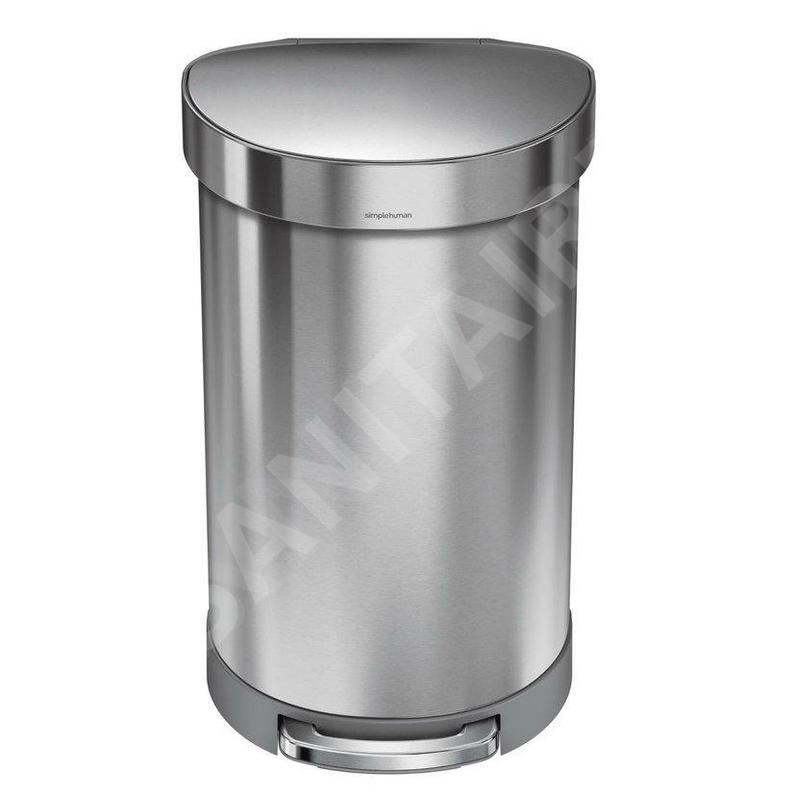 Simplehuman Poubelles - Poubelle 45 l, inox brossé CW2030