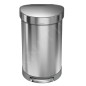 Simplehuman Poubelles - Poubelle 45 l, inox brossé CW2030