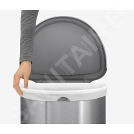 Simplehuman Poubelles - Poubelle 45 l, inox brossé CW2030