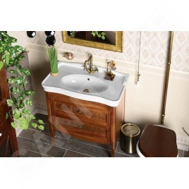 Sapho Retro - Meuble pour lavabo 730x800x465 mm, hêtre 1654