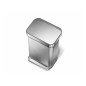 Simplehuman Poubelles - Poubelle 45l avec poche pour sacs, inox brossé CW2024
