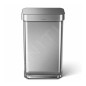 Simplehuman Poubelles - Poubelle 45l avec poche pour sacs, inox brossé CW2024