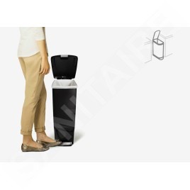 Simplehuman Poubelles - Poubelle Slim 40 l, blanc CW1362