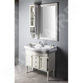 Sapho Retro - Meuble pour lavabo 890x800x480 mm, blanc antique 1621