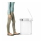 Simplehuman Poubelles - Poubelle 45 l Slim, blanc CW2069