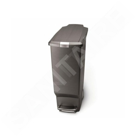 Simplehuman Poubelles - Poubelle Slim 40 l, gris CW1363